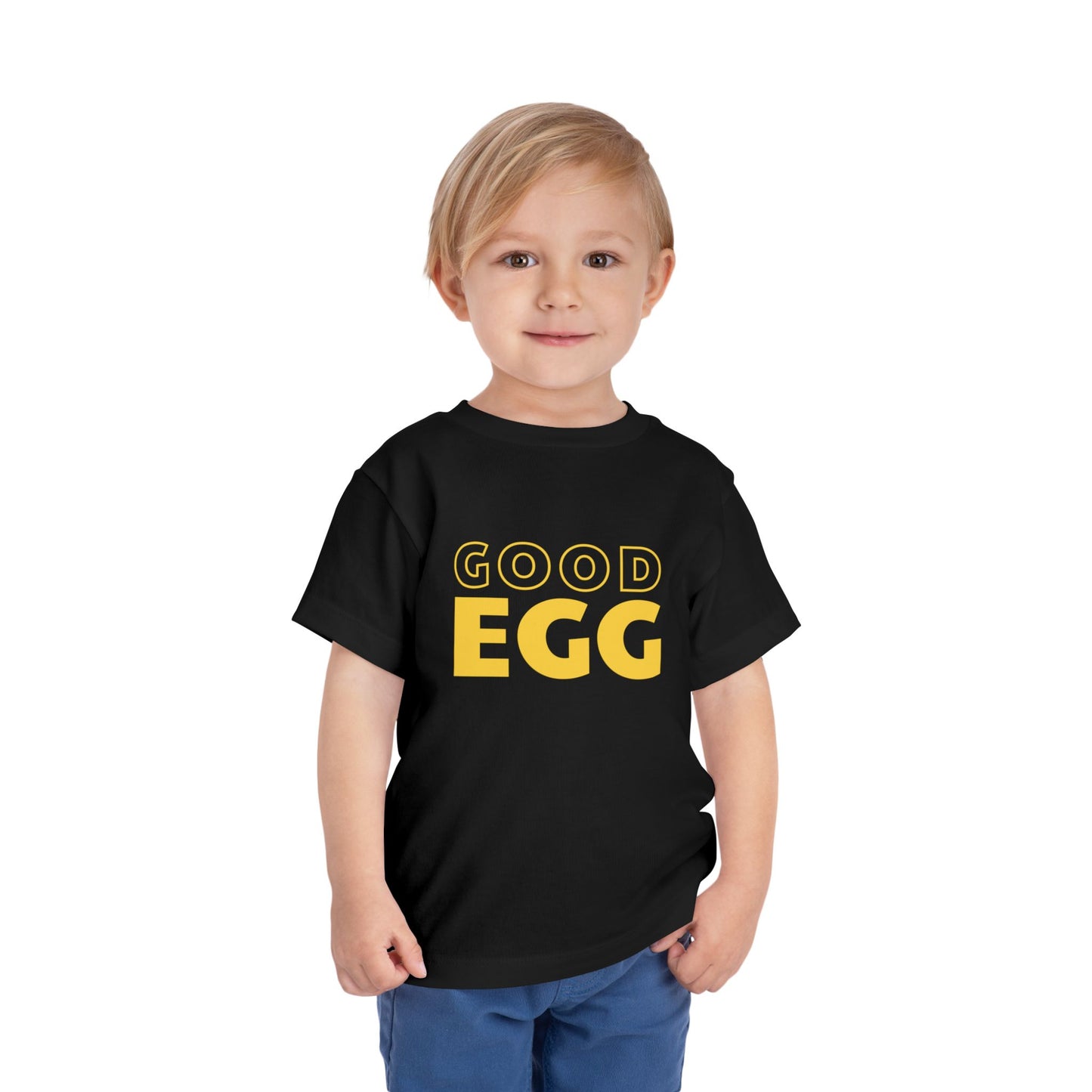 Good Egg - Unisex Toddler/Kid - Front Back Print on Light & Dark Tees 👕