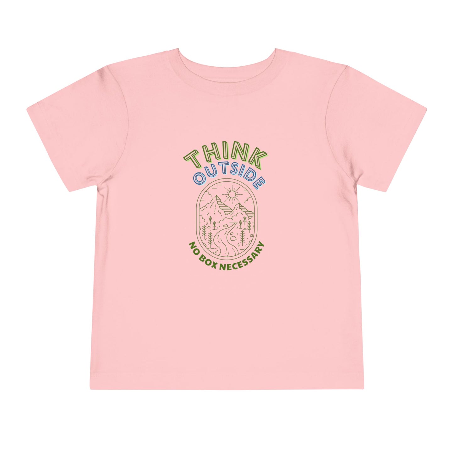 Think Outside - Unisex Toddler/Kids - Front Print on Light & Dark Tees👕