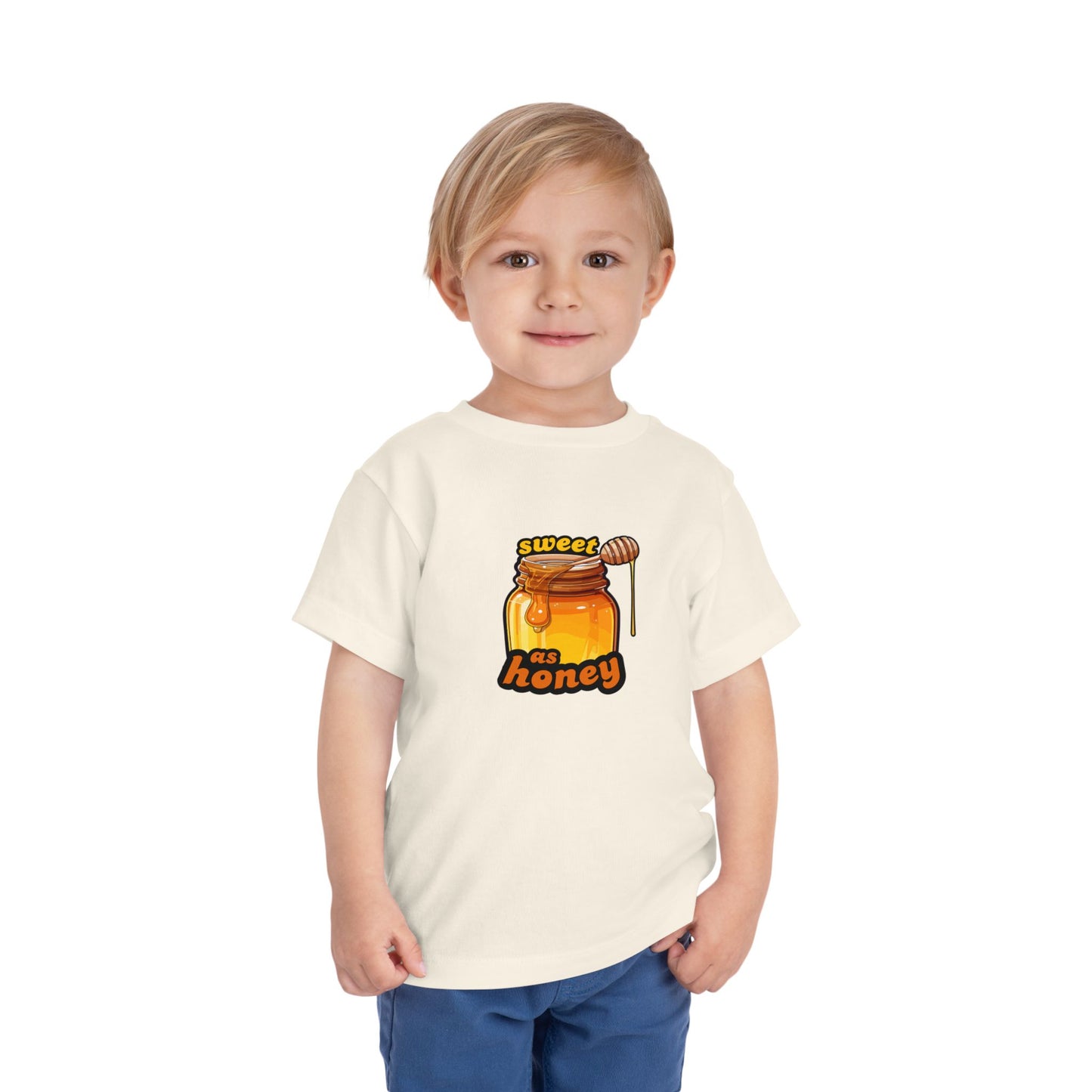 Sweet As Honey - Unisex Toddler/Kid - Front Print on Light & Dark Tees👕