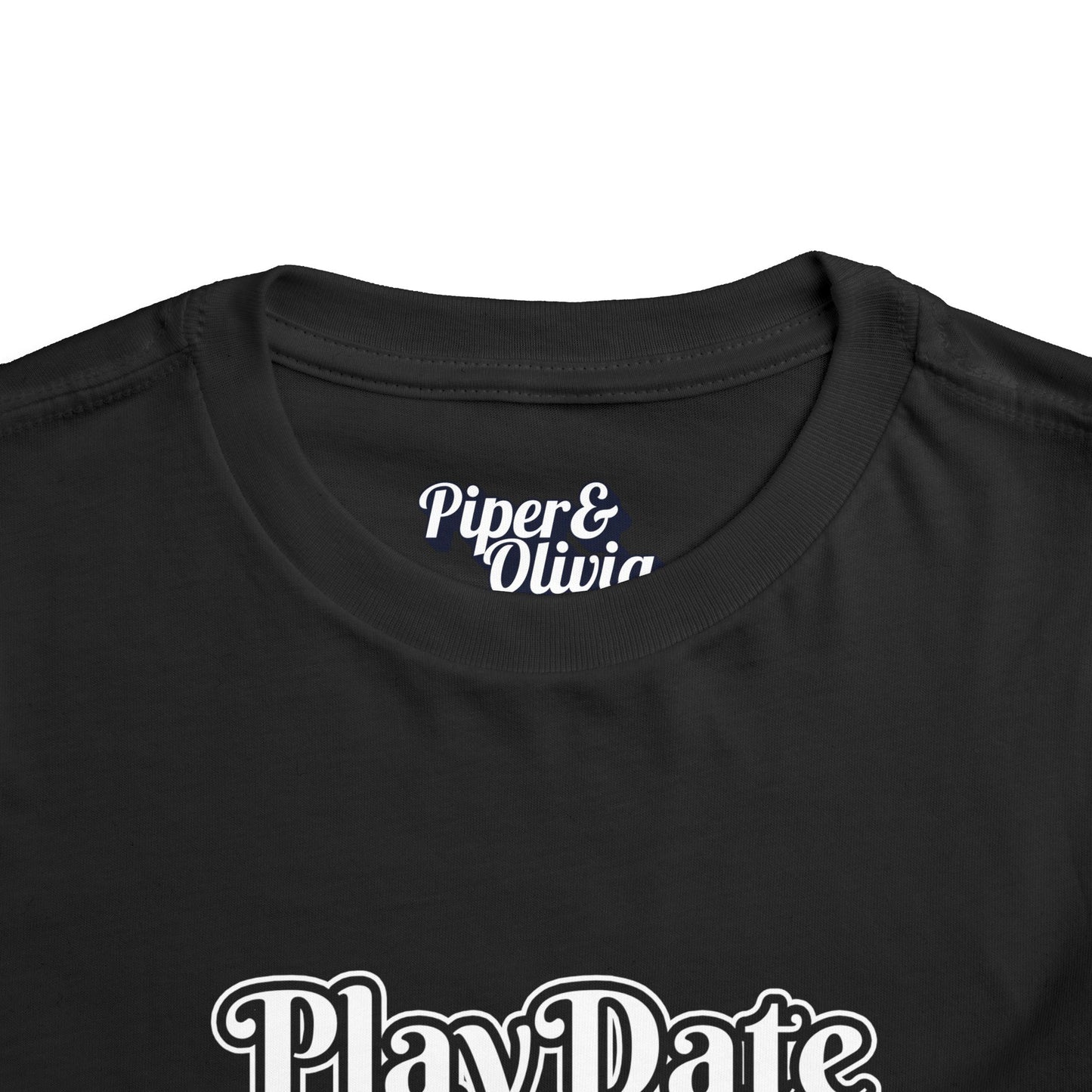 Play Date Material - Toddler/Kid - Front Print on Light & Dark Tees👕