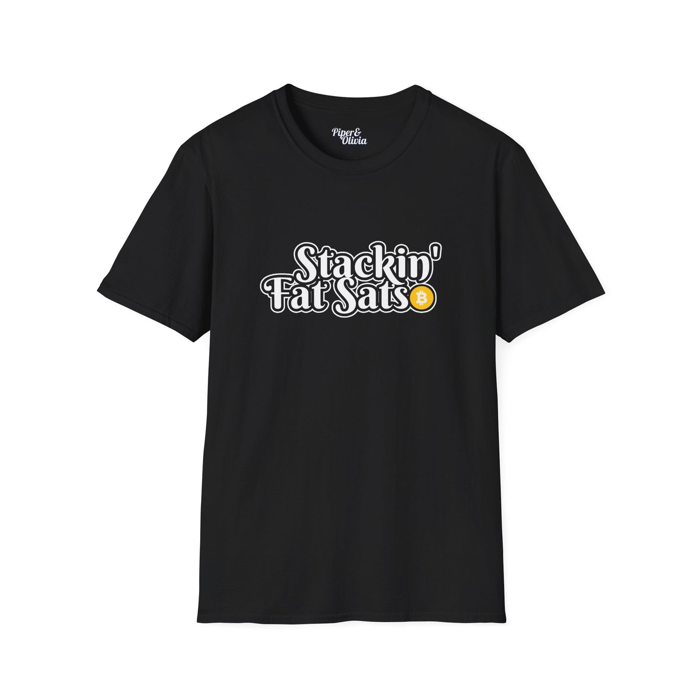 Stakin Sats - Unisex - On Dark and Light Colored Tee๐