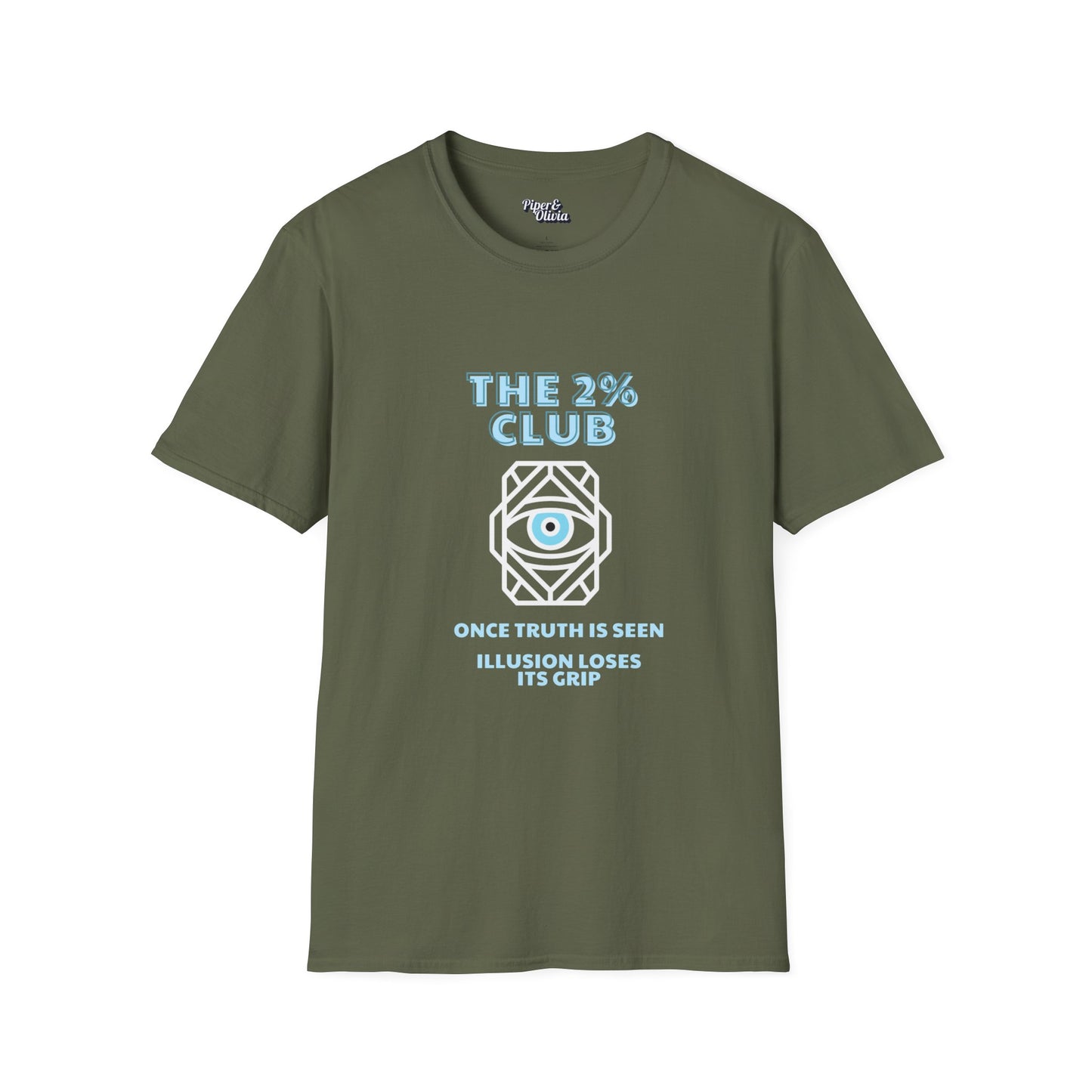The 2% Club - Unisex - On Dark and Light Colored Tee๐