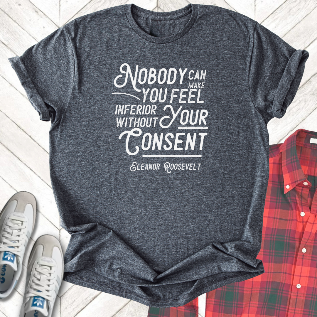 Inferior Without Concent - Unisex - On Dark and Light Colored Tee๐