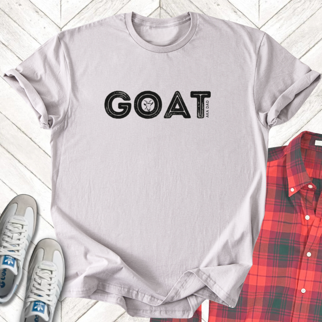 GOAT: Greatest Of All Time - Unisex - On Dark and Light Colored Tee๐