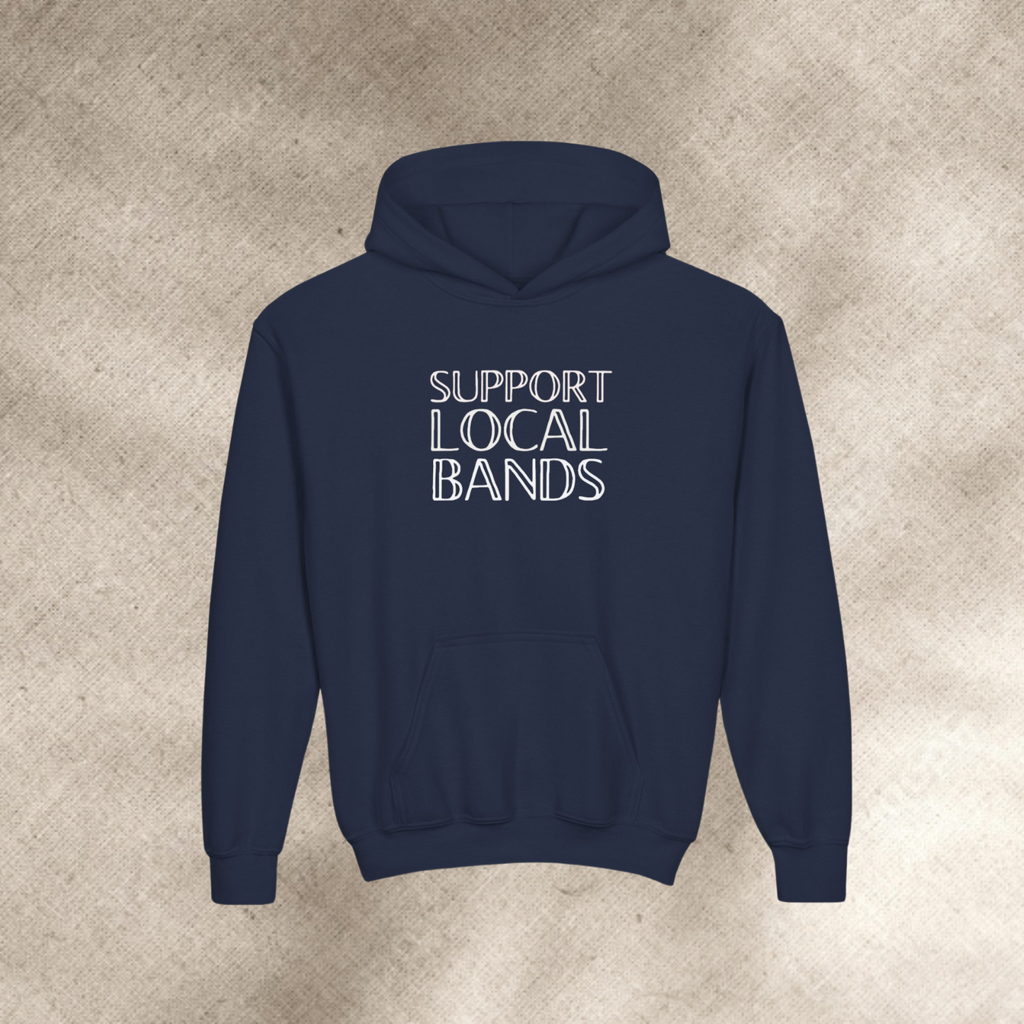 Support Local Bands - Youth Unisex - Hooded Sweatshirt🦘