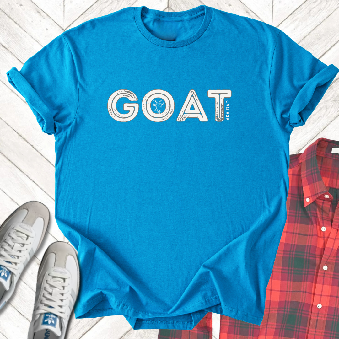 GOAT: Greatest Of All Time - Unisex - On Dark and Light Colored Tee๐