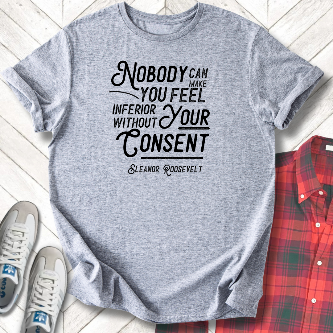 Inferior Without Concent - Unisex - On Dark and Light Colored Tee๐