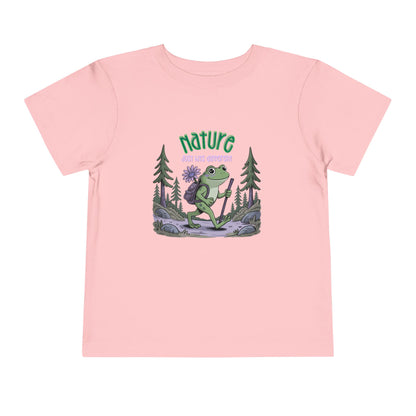 Nature Hits Different - Unisex Toddler/Kid - Front  Print on Light & Dark Tees 👕