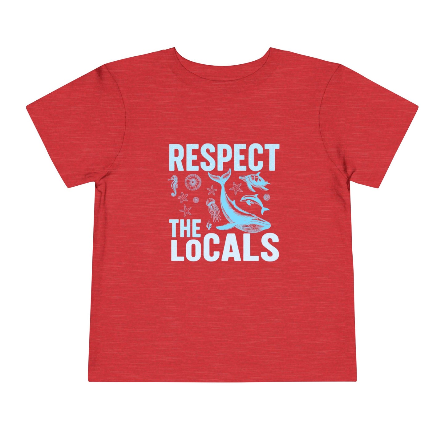 Respect Locals - Front Print on Light & Dark Tees 👕
