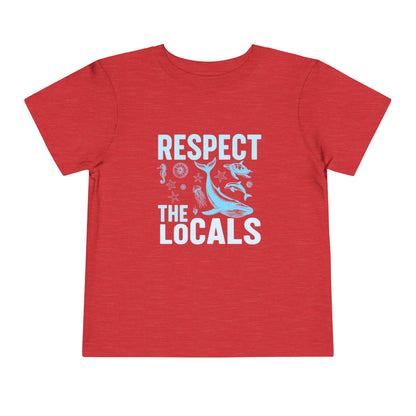 Respect Locals - Front Print on Light & Dark Tees 👕