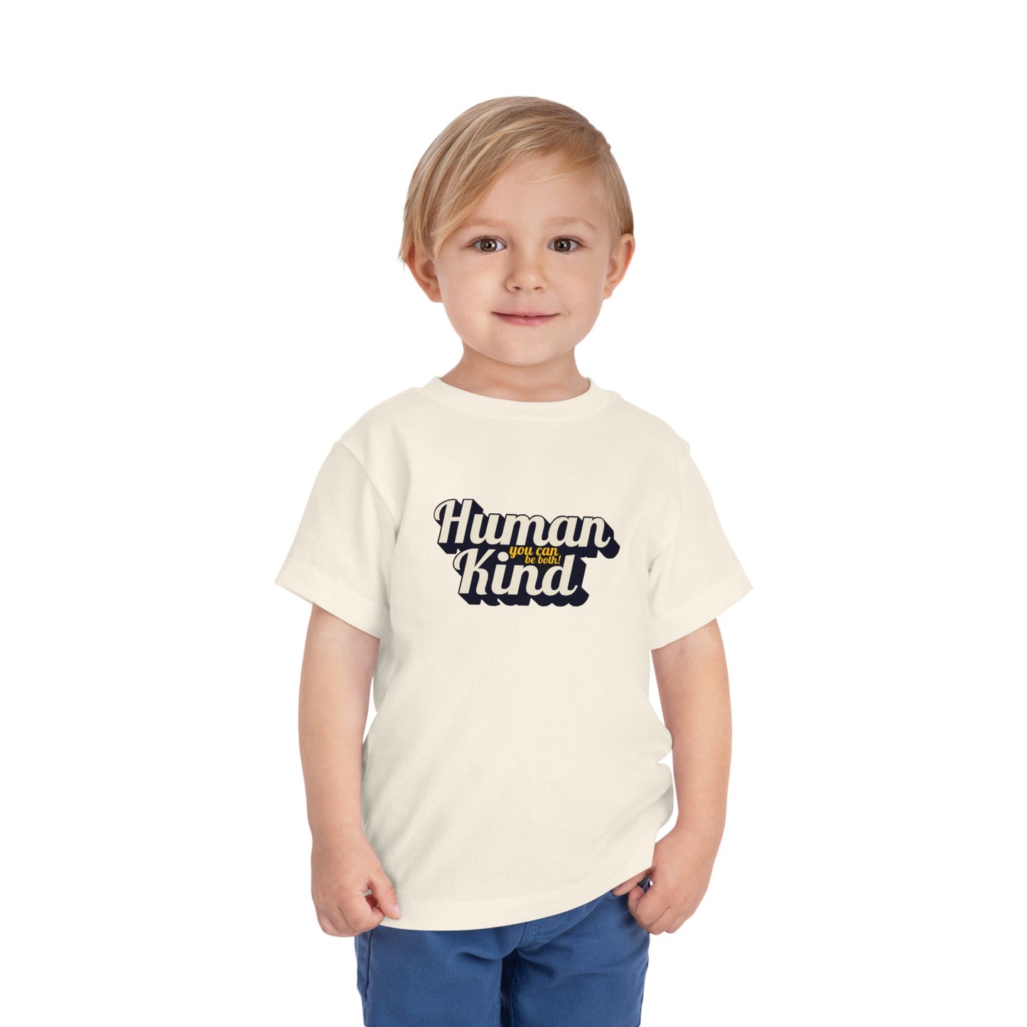 Human Kind - Unisex Toddler/Kid - Front Print on Light & Dark Tees👕
