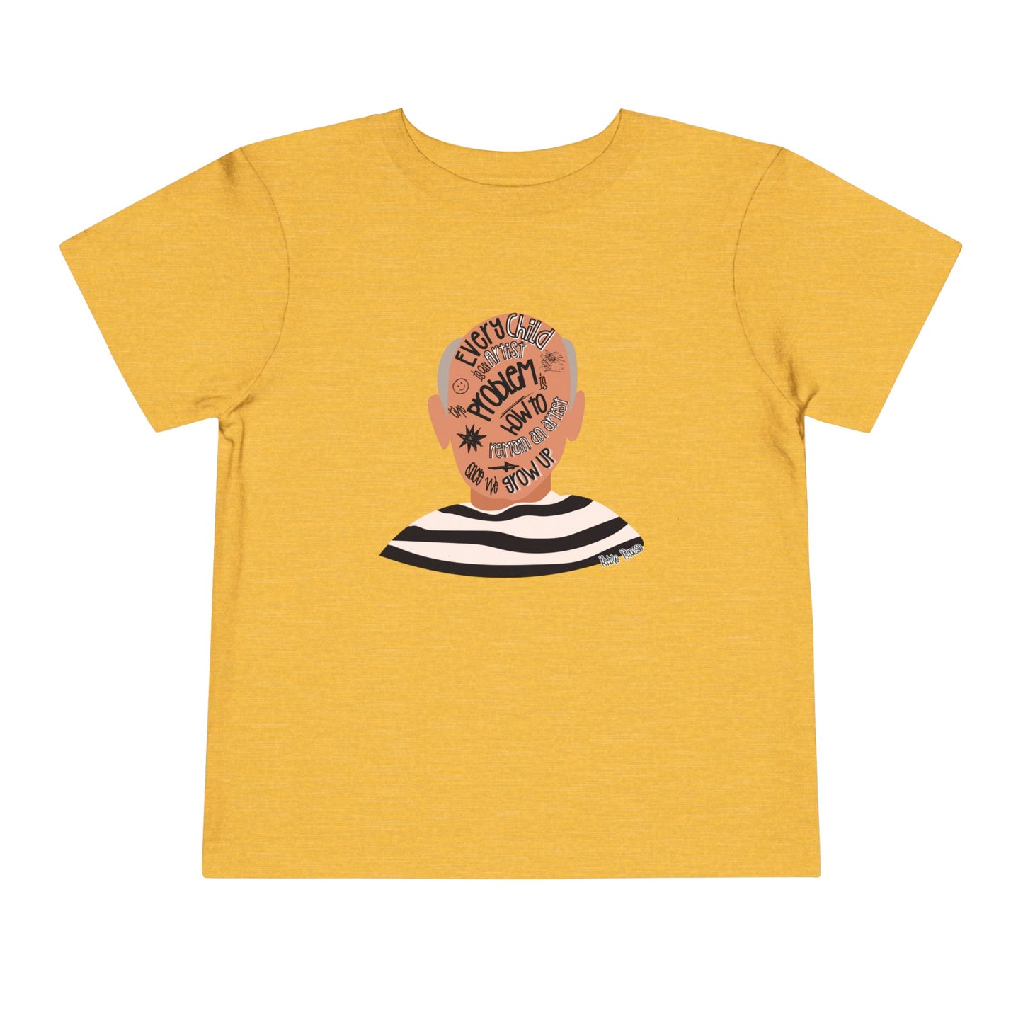 Every Child Is An Artist - Unisex Toddler/Kid - Front Print on Light & Dark Tees👕