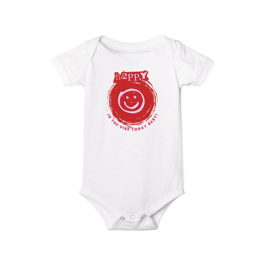 Happy Is The Vibe - Unisex Baby - on Light & Dark Onsies👕