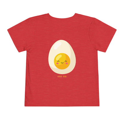 Good Egg - Unisex Toddler/Kid - Front  Back Print on Light & Dark Tees 👕