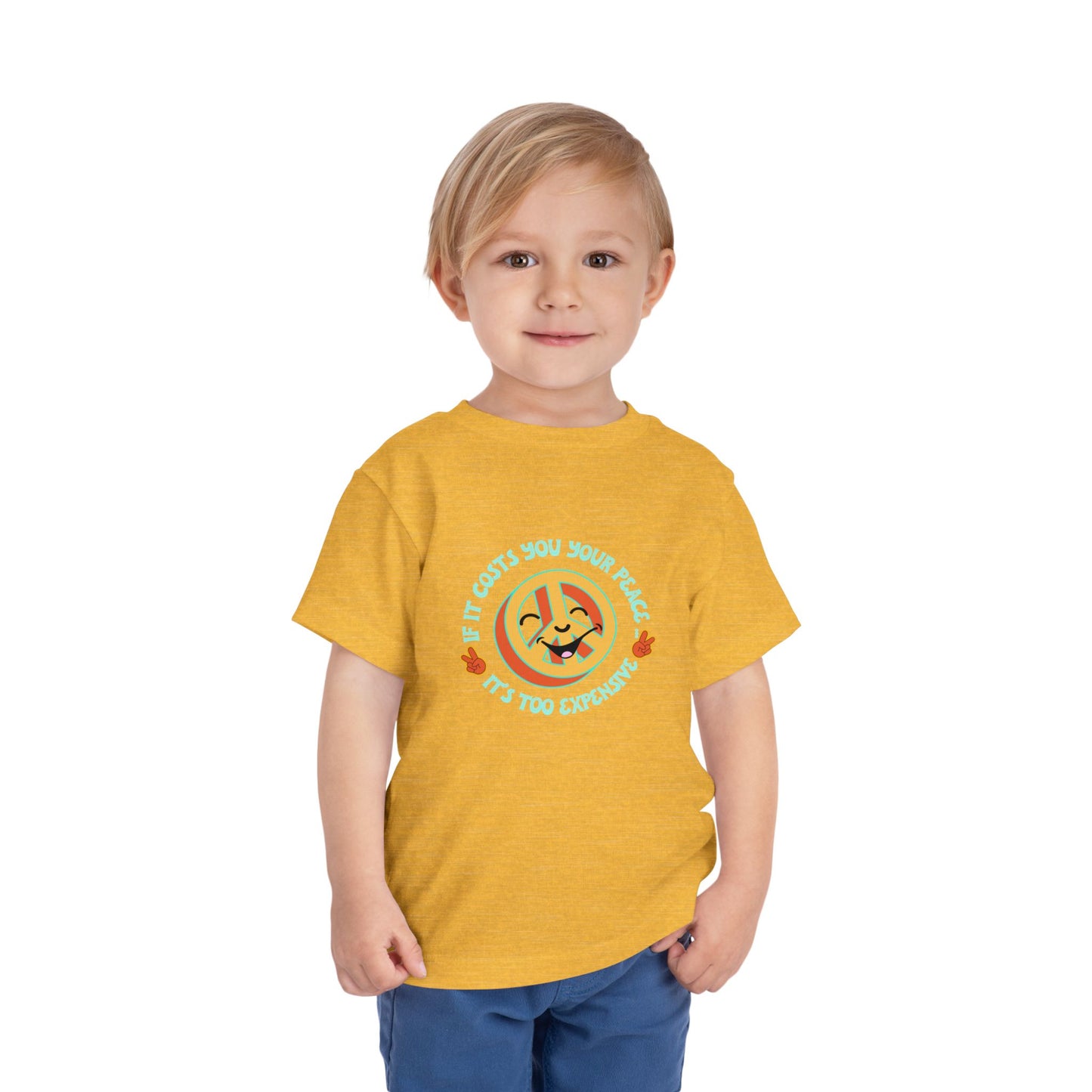 Too Expensive - Unisex Toddler/Kid - Front  Print on Light & Dark Tees 👕