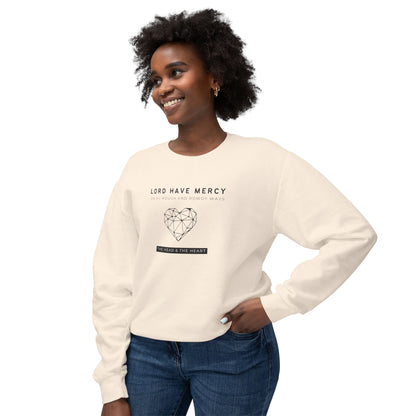 Head & Heart, Have Mercy - Unisex - On Dark Lightweight Crewneck Sweatshirt 👕