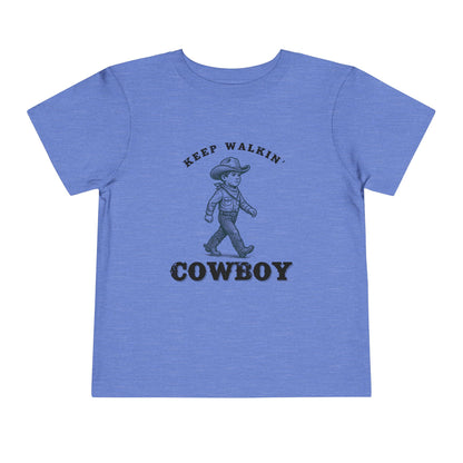 Keep Walkin Cowboy - Unisex Toddler/Kid - Front Print on Light & Dark Tees👕