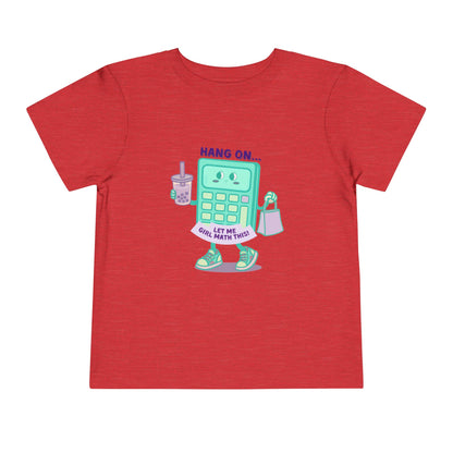 Girl Math - Unisex Toddler/Kid - Front Print on Light & Dark Tees 👕