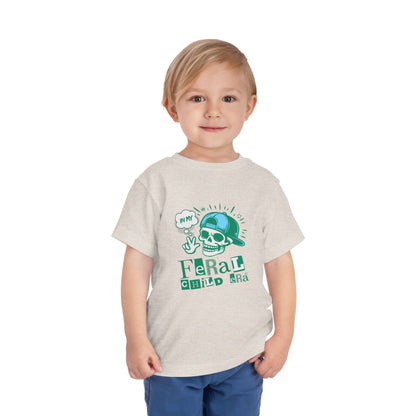 Feral Child - Unisex Toddler/Kid - Front  Print on Light & Dark Tees 👕