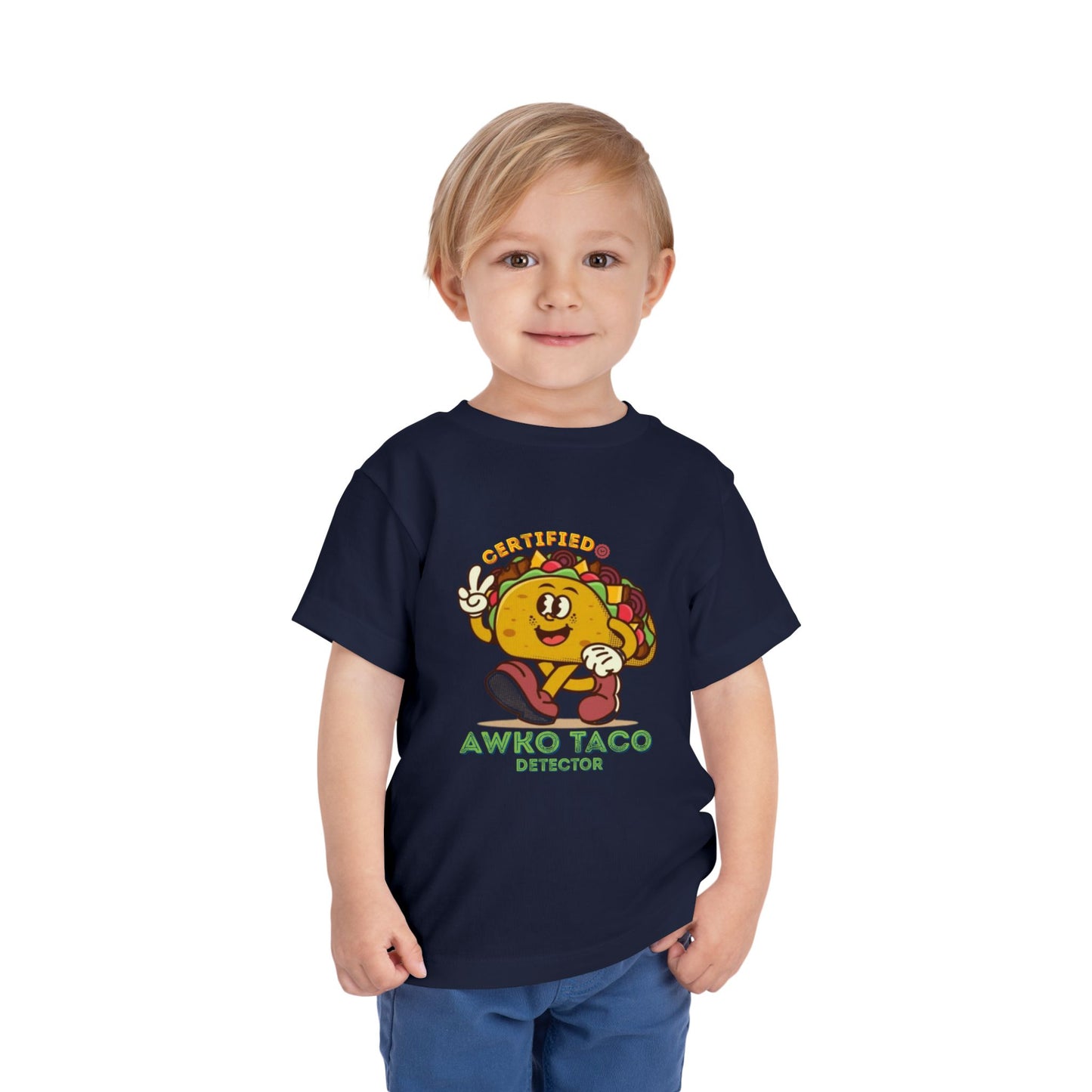 Awko Taco - Unisex Toddler/Kid - Front Print on Light & Dark Tees 👕