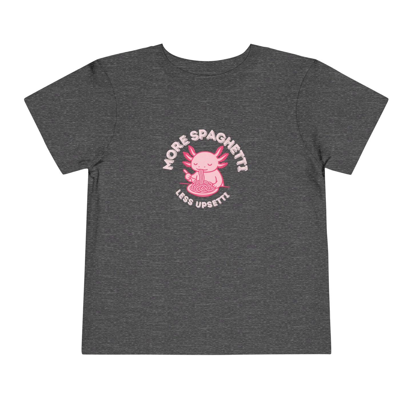More Spaghetti - Unisex Toddler/Kid - Front Print on Light & Dark Tees👕