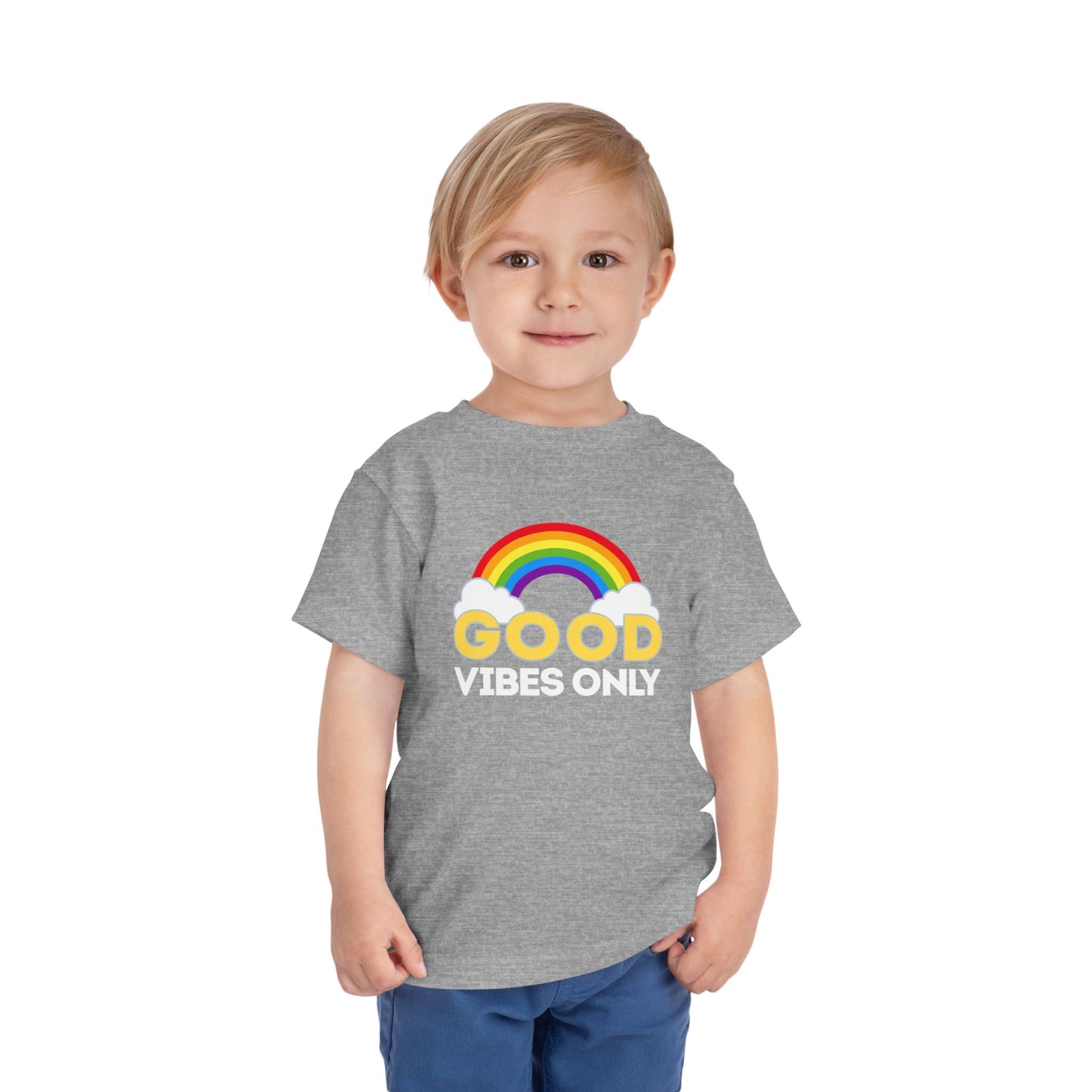Good Vibes - Unisex Toddler/Kid - Front Print on Light & Dark Tees👕