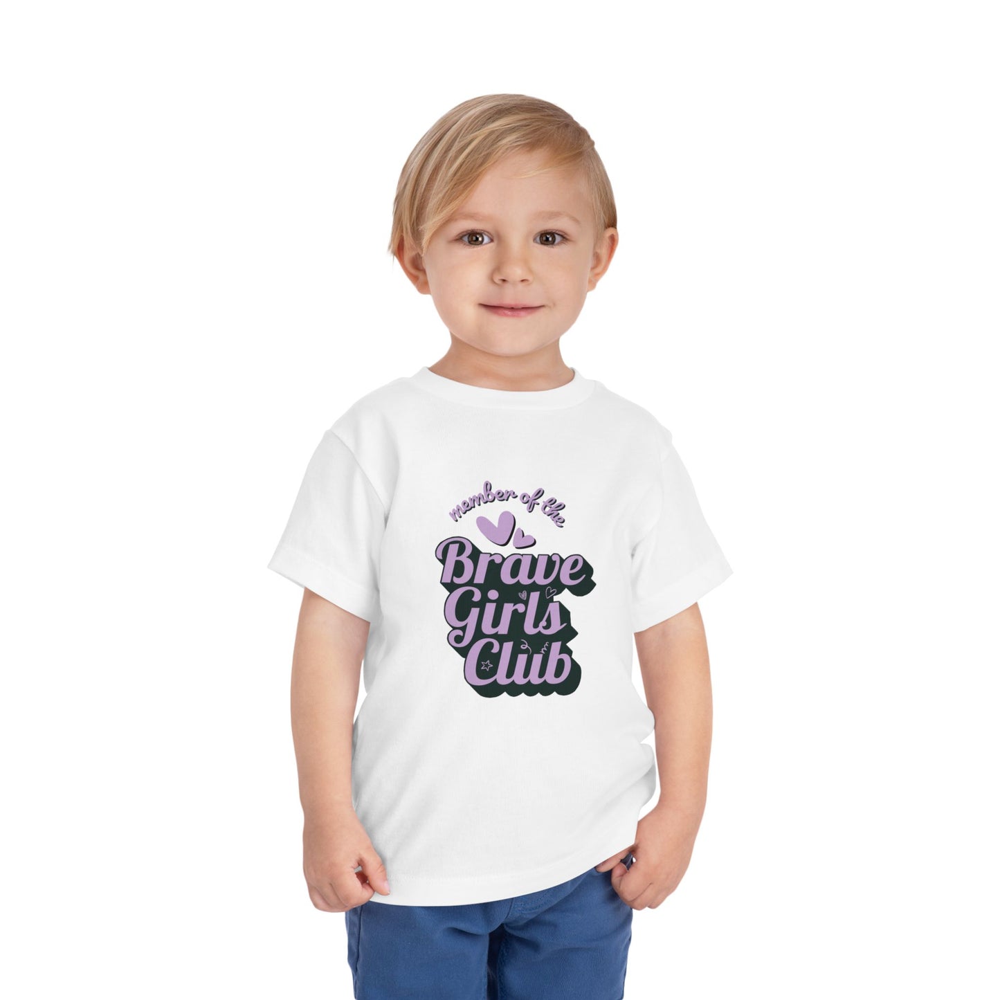 Brave Girls Club - Unisex Toddler/Kid - Front  Print on Light & Dark Tees 👕