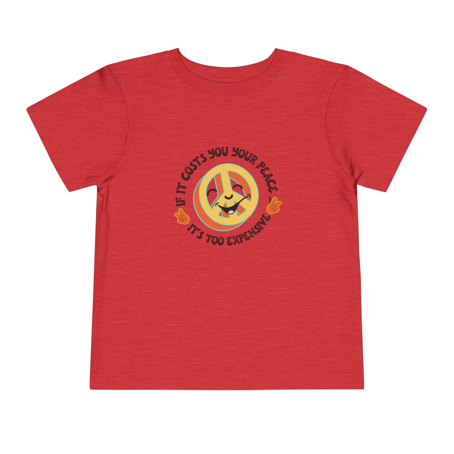 Too Expensive - Unisex Toddler/Kid - Front  Print on Light & Dark Tees 👕