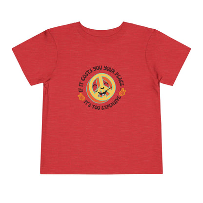 Too Expensive - Unisex Toddler/Kid - Front  Print on Light & Dark Tees 👕