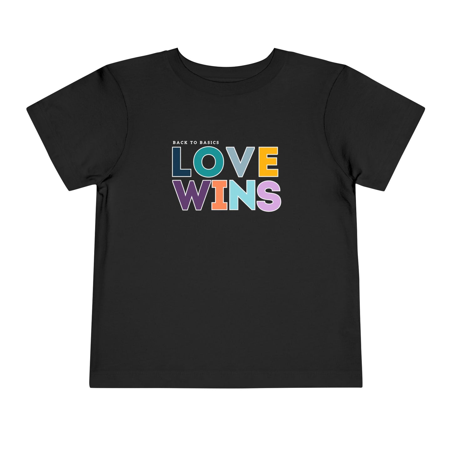 Love Wins - Unisex Toddler/Kid - Front Print on Light & Dark Tees👕