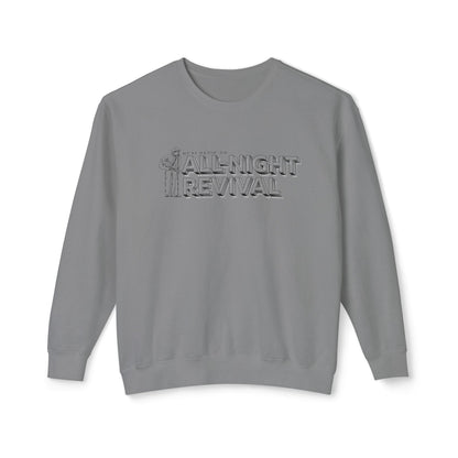 All Night Revival - Unisex - On Dark Lightweight Crewneck Sweatshirt 👕