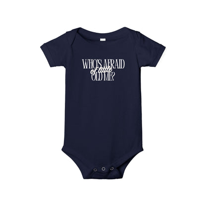 Little Old Me - Unisex Baby - Front & Back Print on Light & Dark Onsies👕