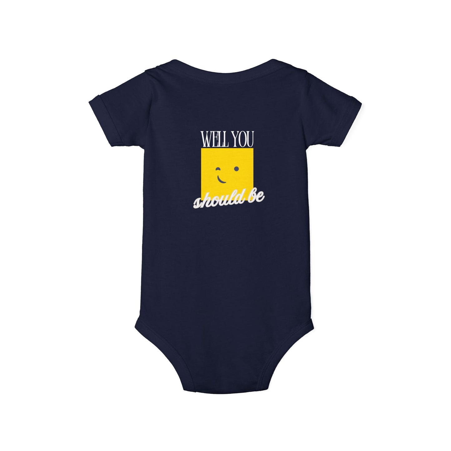 Little Old Me - Unisex Baby - Front & Back Print on Light & Dark Onsies👕