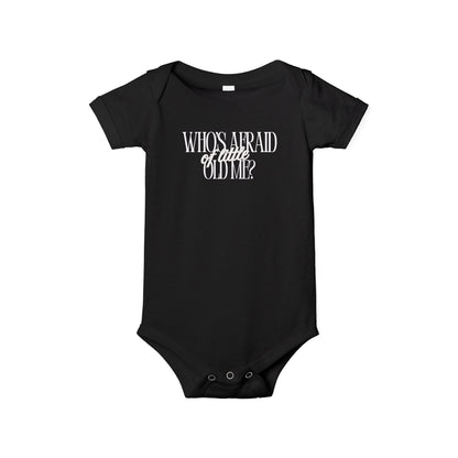 Little Old Me - Unisex Baby - Front & Back Print on Light & Dark Onsies👕