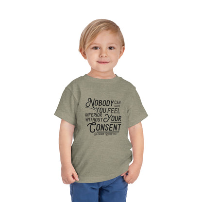 Inferior Without Consent - Toddler Unisex - Front Print on Light & Dark Tees👕