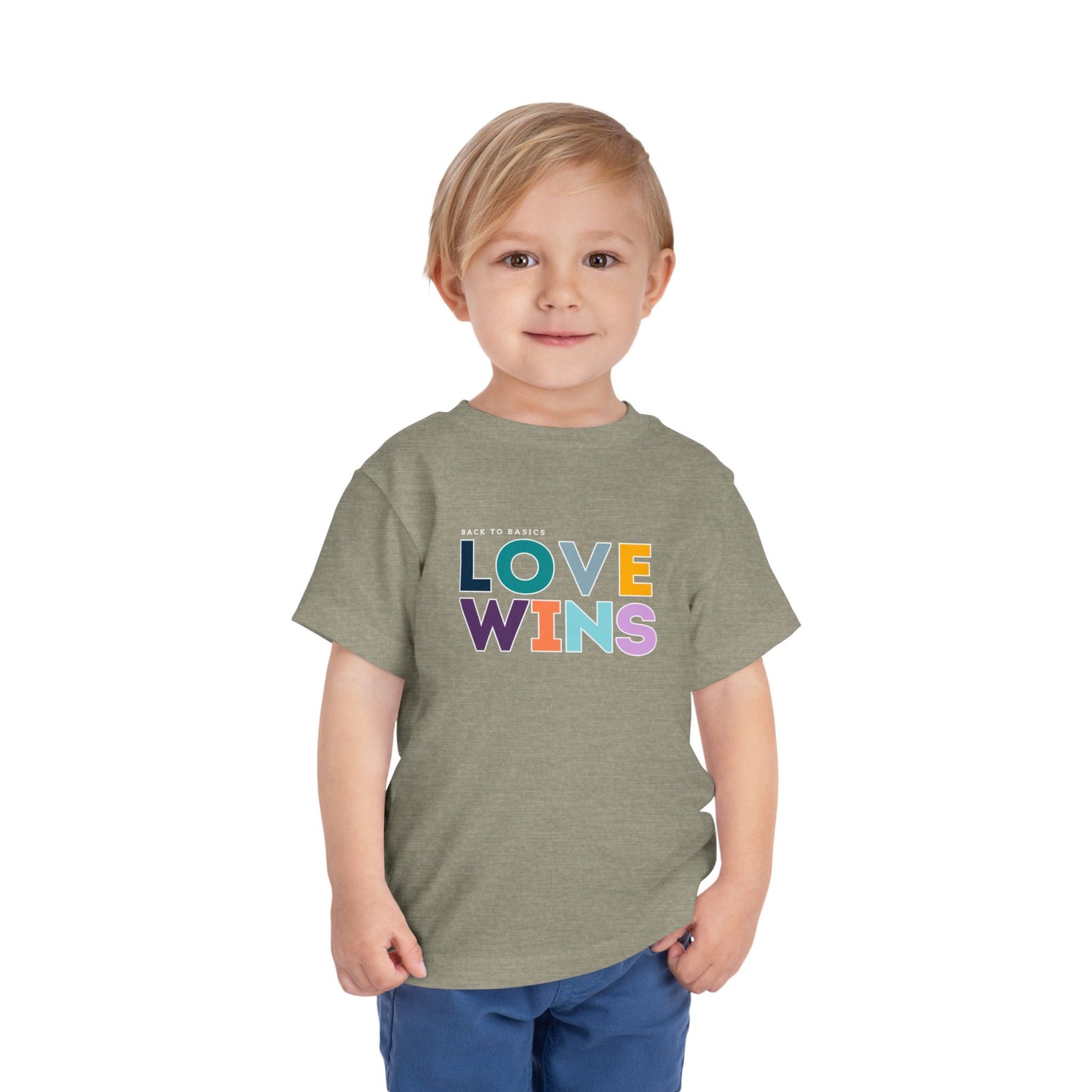 Love Wins - Unisex Toddler/Kid - Front Print on Light & Dark Tees👕