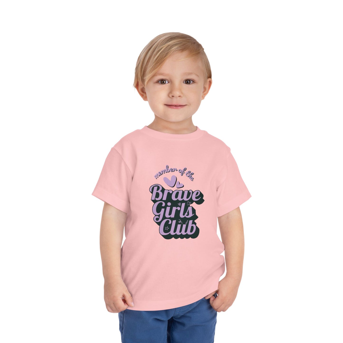 Brave Girls Club - Unisex Toddler/Kid - Front  Print on Light & Dark Tees 👕
