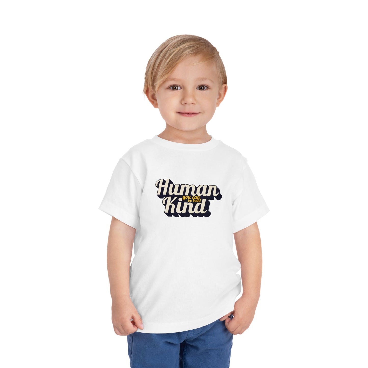 Human Kind - Unisex Toddler/Kid - Front Print on Light & Dark Tees👕