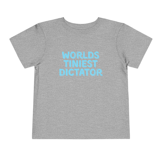 Tiniest Dictator - Unisex Toddler/Kid - Front & Back Print on Light & Dark Tees👕
