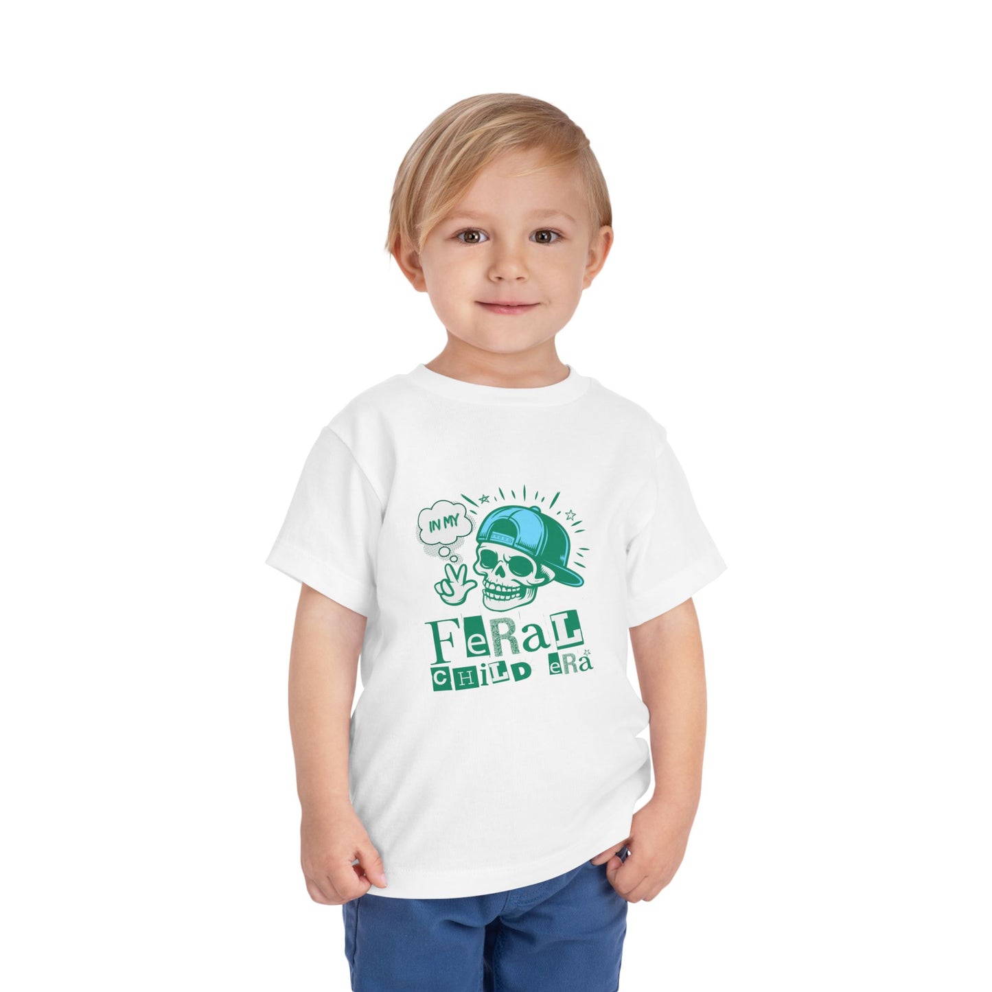Feral Child - Unisex Toddler/Kid - Front  Print on Light & Dark Tees 👕