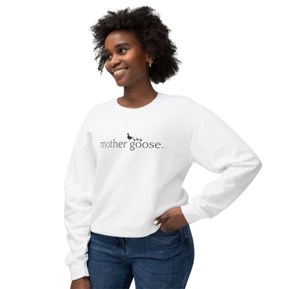 Mother Goose - Unisex - On Dark Lightweight Crewneck Sweatshirt 👕