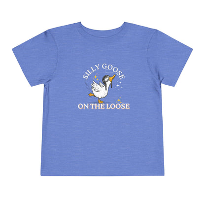 Silly Goose - Unisex Toddler/Kid - Front Print on Light & Dark Tees 👕