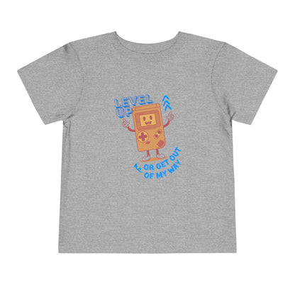 Level Up - Unisex Toddler/Kid - Front  Print on Light & Dark Tees 👕