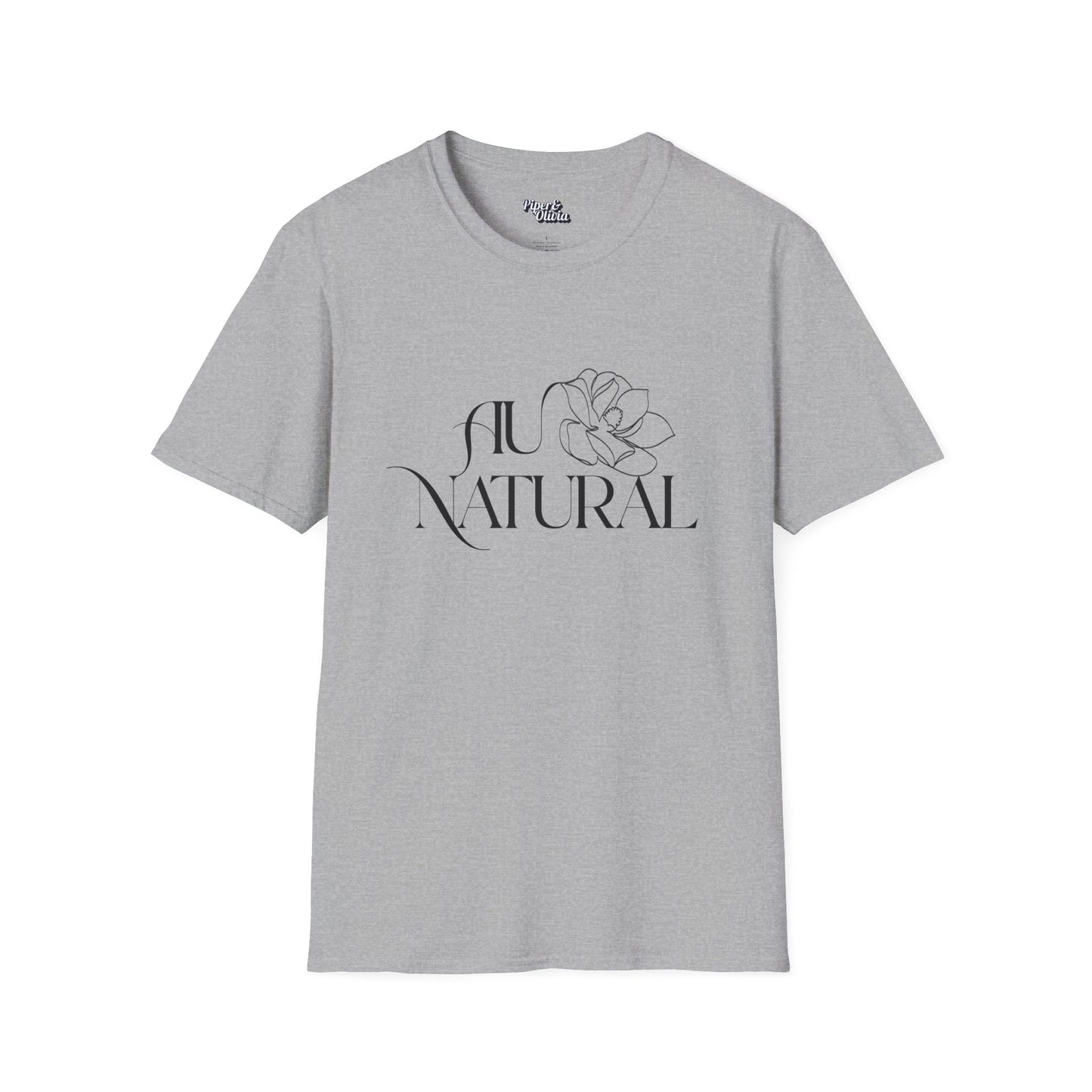 Au Natural - Unisex - On Dark and Light Colored Tee👕