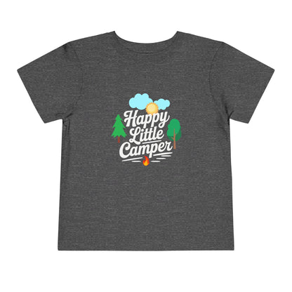 Happy Little Camper - Unisex Toddler/Kid - Front  Print on Light & Dark Tees 👕