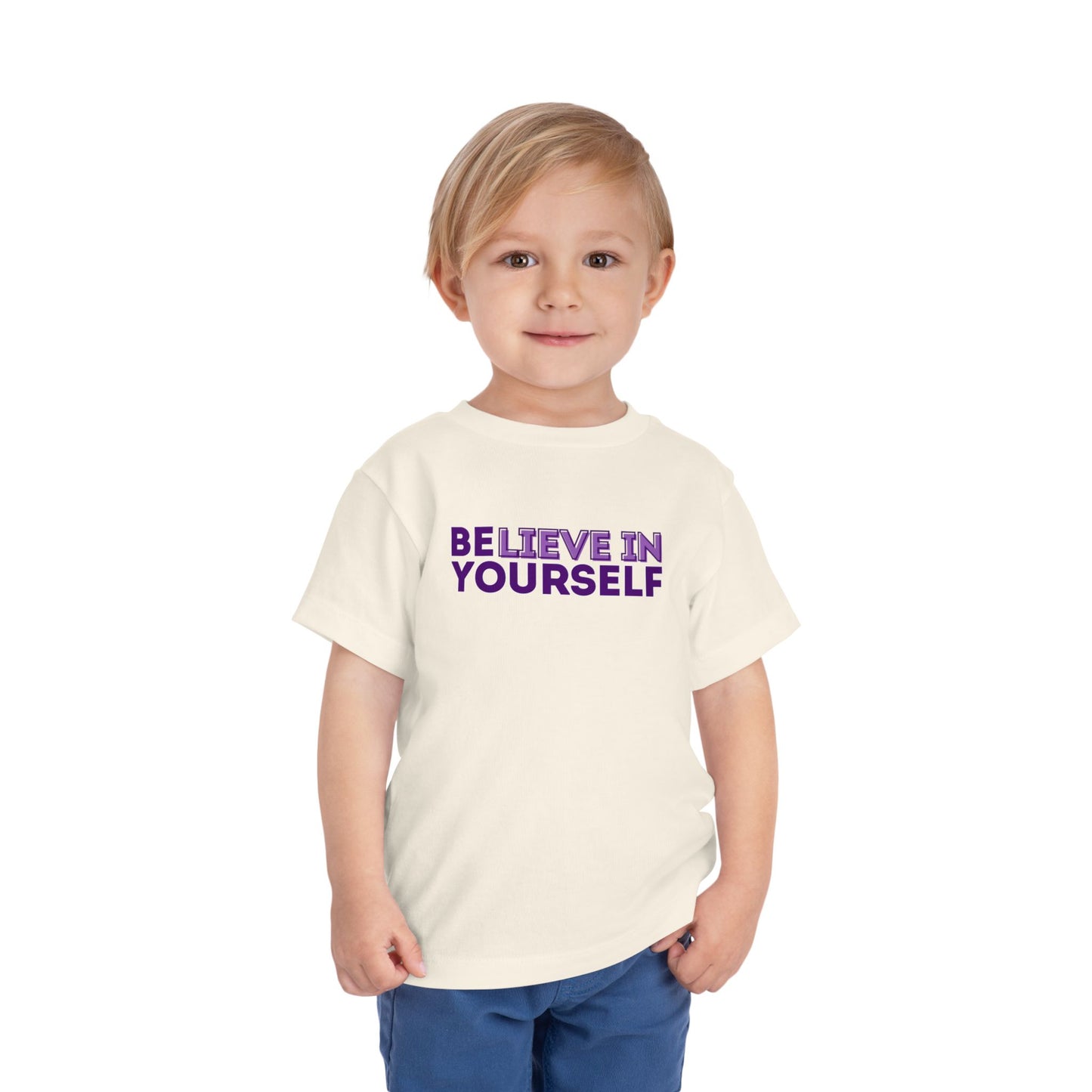 Believe In Yourself - Unisex Toddler/Kid - Front Print on Light & Dark Tees👕