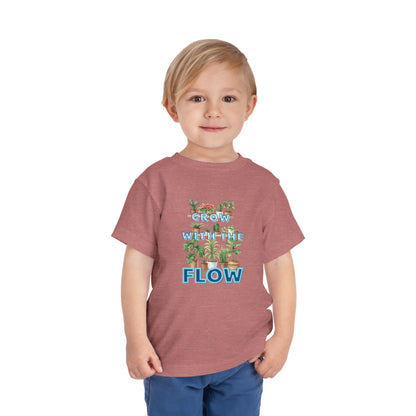 Grow With The Flow - Unisex Toddler/Kid - Front & Back Print on Light & Dark Tees👕