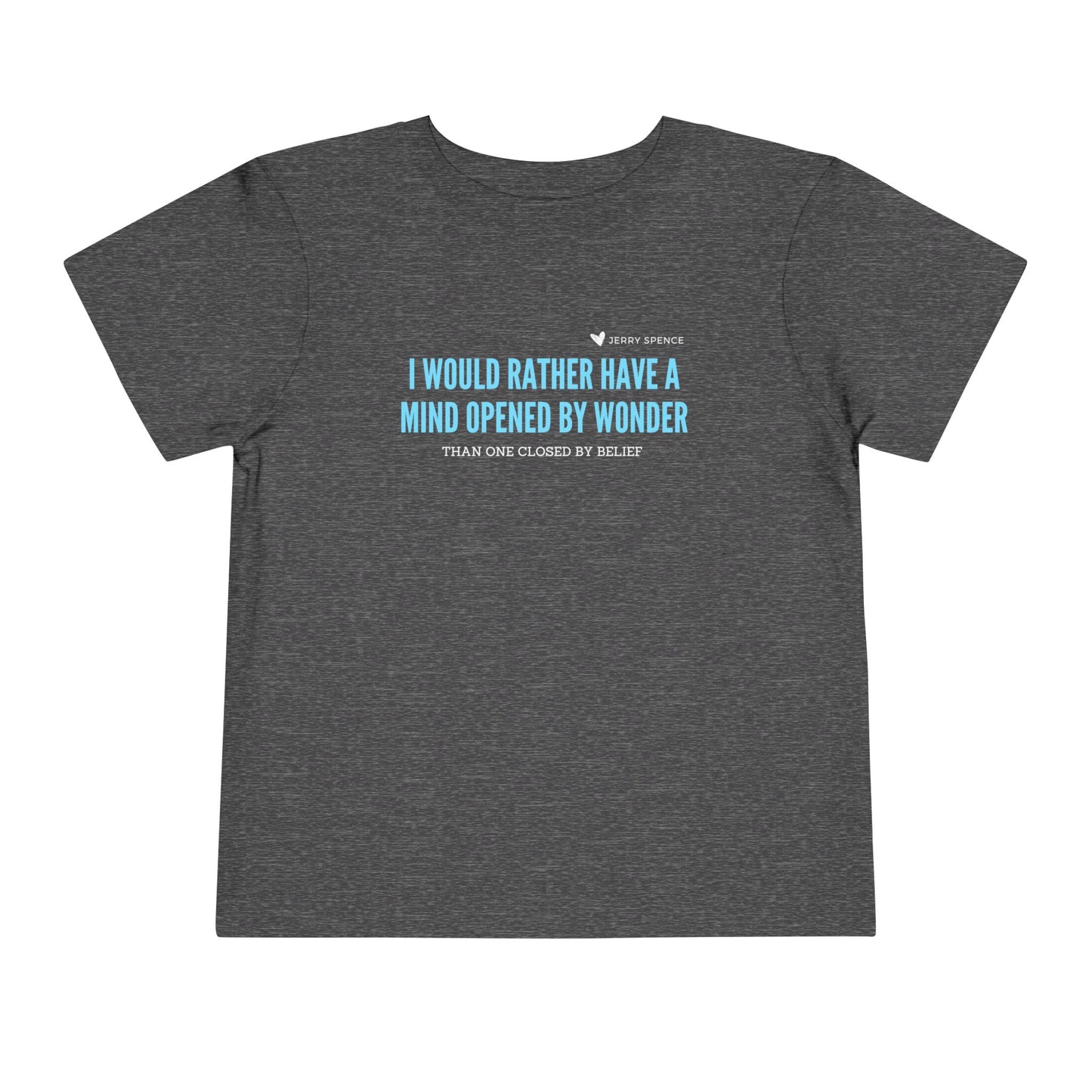 Mind Opened By Wonder - Unisex Toddler/Kid - Front Print on Light & Dark Tees👕
