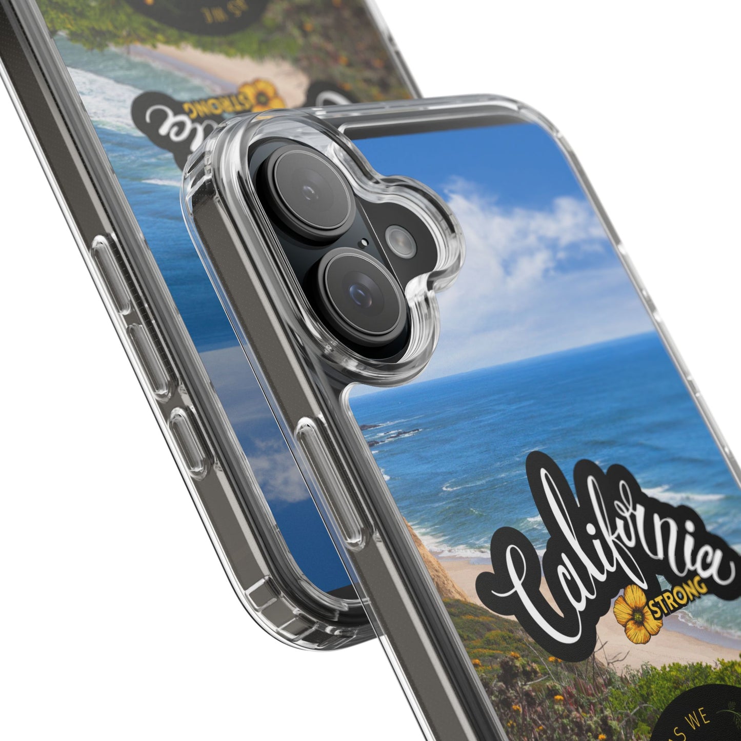 Rebuild California  - Phone Case - Clear Cases with Sunset Design📱