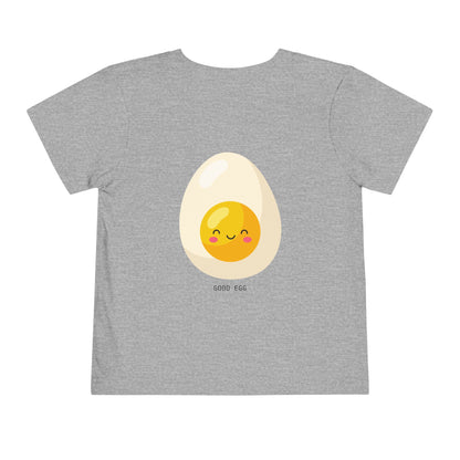 Good Egg - Unisex Toddler/Kid - Front  Back Print on Light & Dark Tees 👕